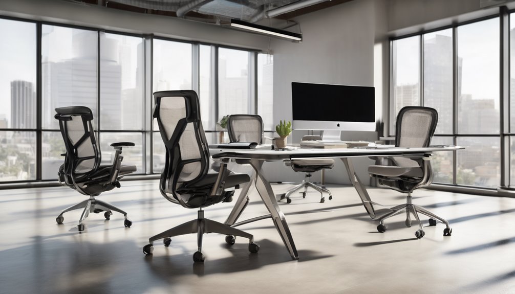 adjustable ergonomic chairs with footrests compatibility