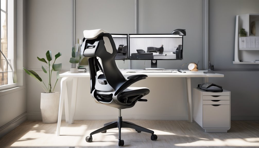 adjustable lumbar seat depth recline back cushioned support