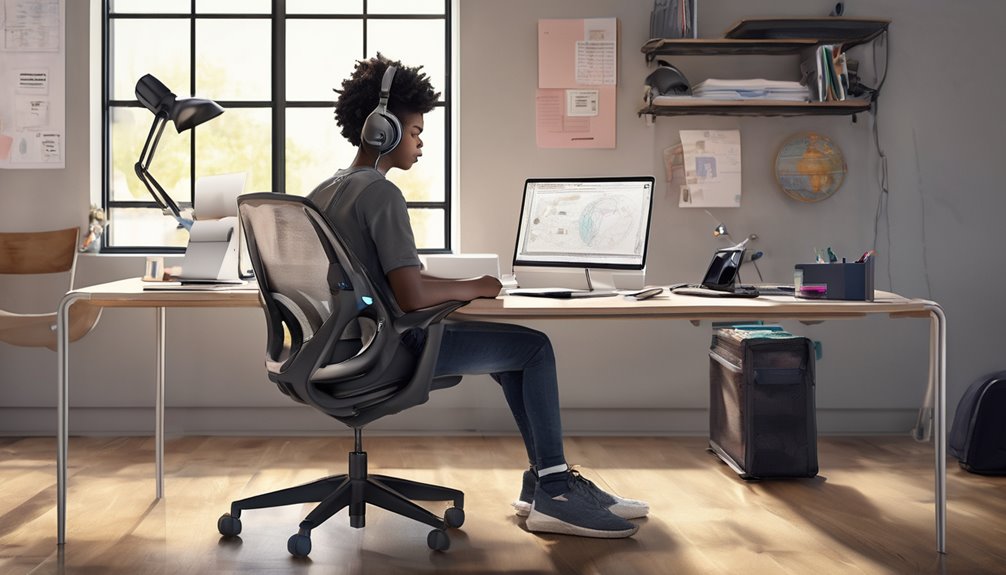 adjustable supportive teen chair features