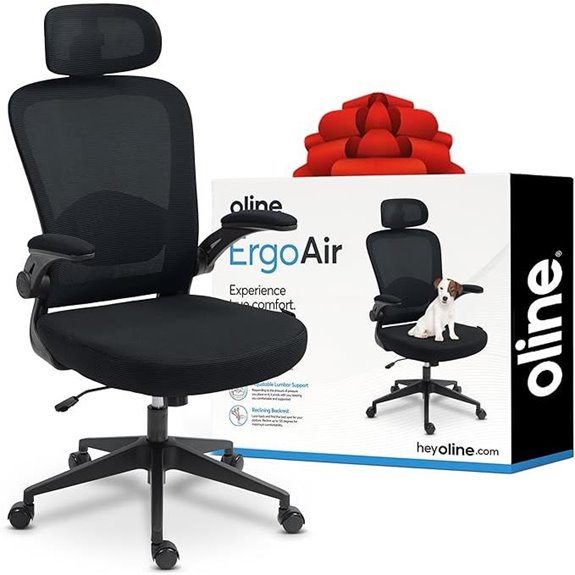 ergoair chair with lumbar
