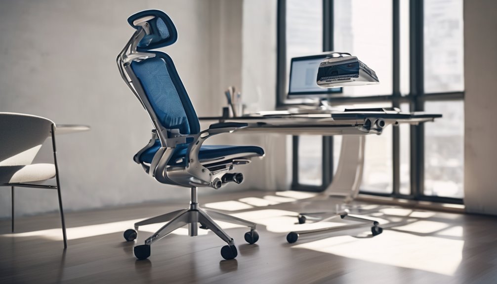 ergonomic chair with adjustable lumbar support