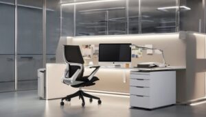 ergonomic chairs for narrow desks