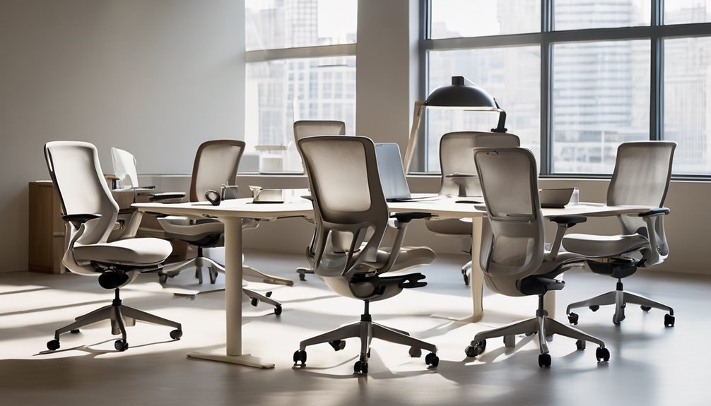 ergonomic chairs reduce neck pain