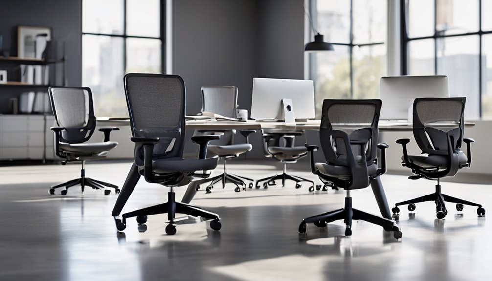 ergonomic chairs with footrests