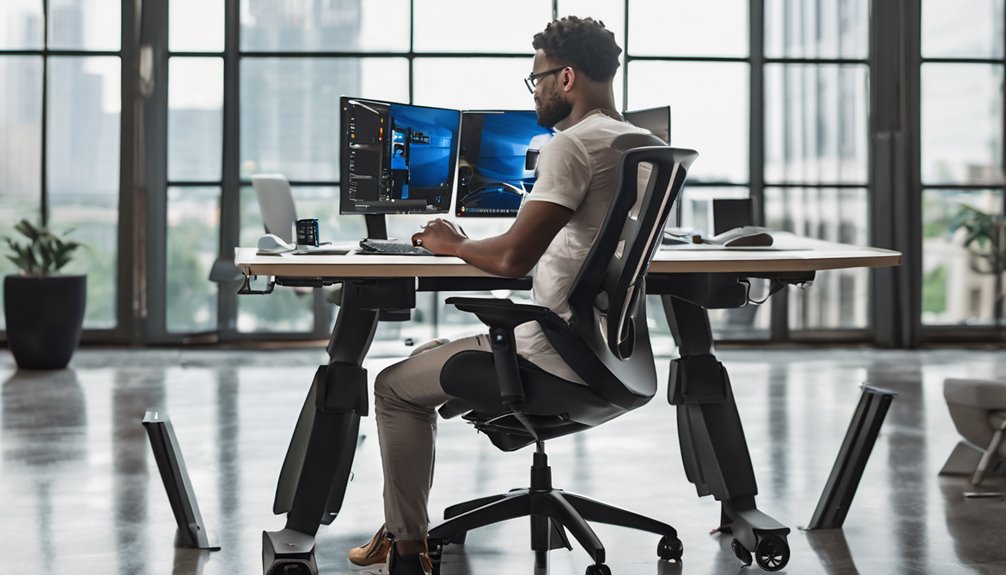 lumbar support adjustable features breathable mesh