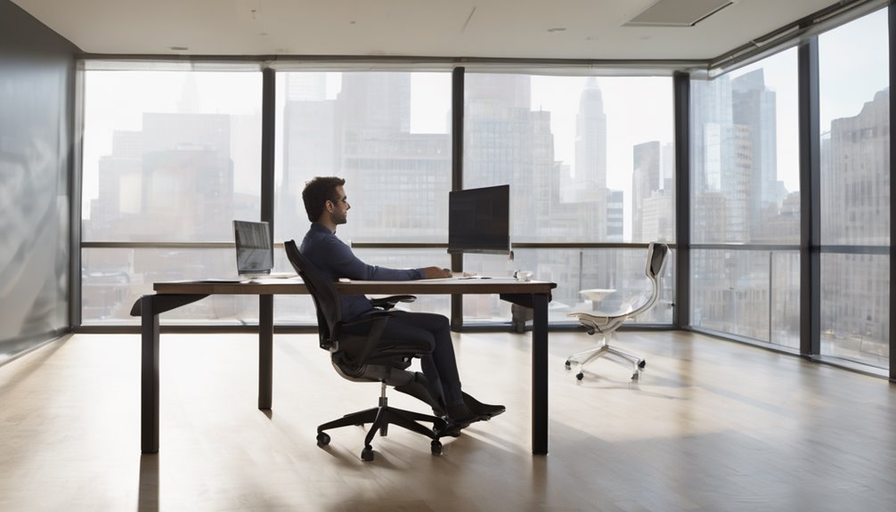 lumbar support adjustable recline breathable mesh