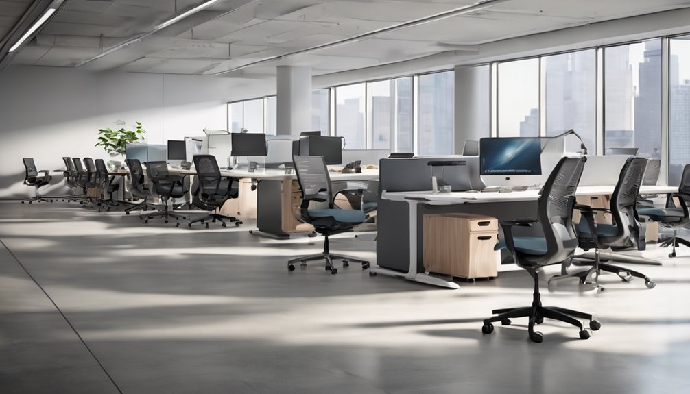 lumbar supportive adjustable breathable wide capacity chair