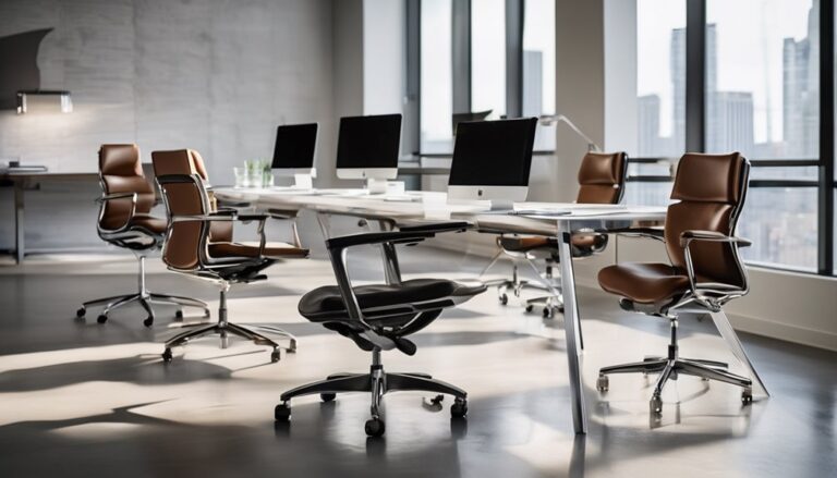 seven best ergonomic leather chairs