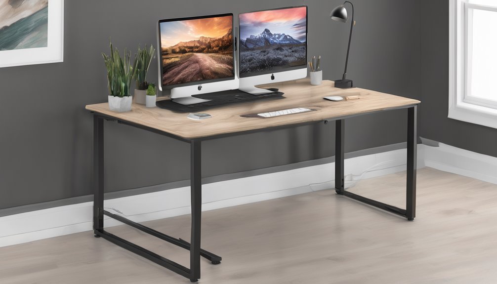 55x24 desk with surface