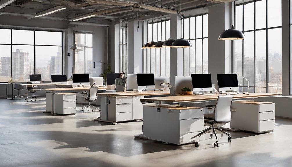 best electric desks with deep tops