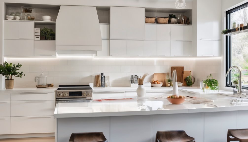 bright led layered task lighting