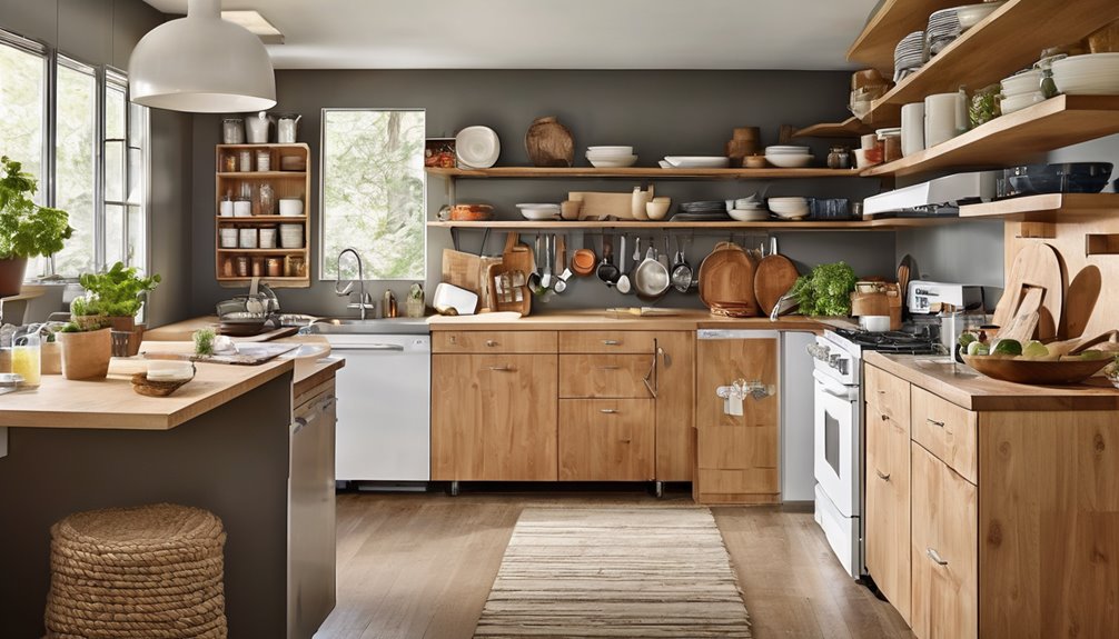 budget friendly kitchen workflow zones