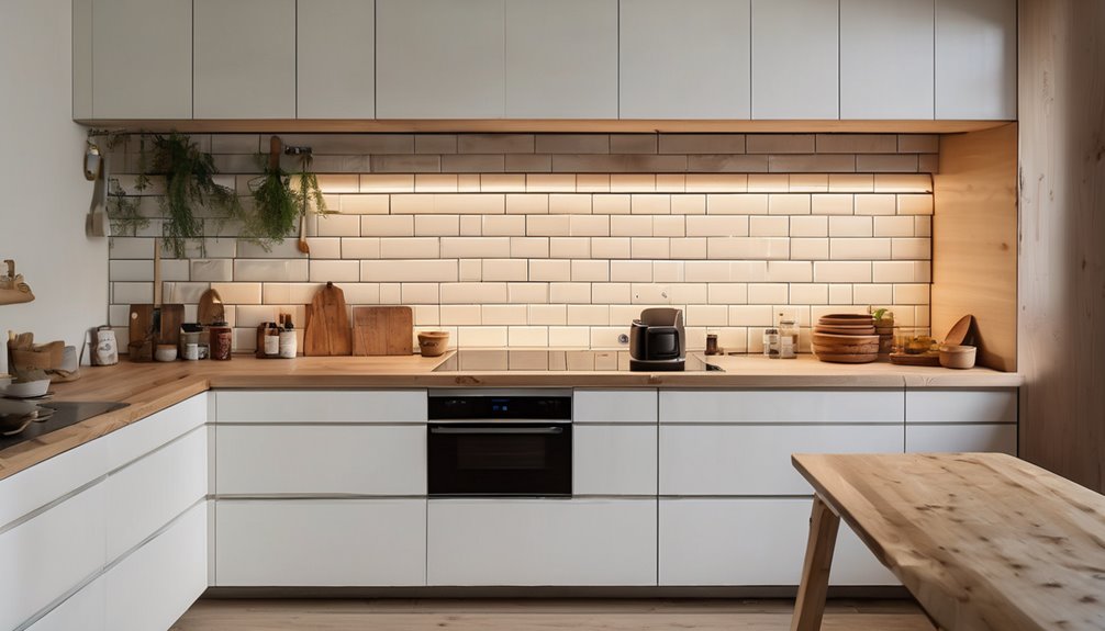 budget friendly layered kitchen lighting