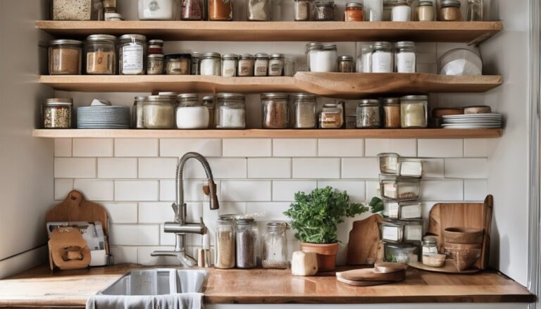 budget smart shelving hacks for small kitchens