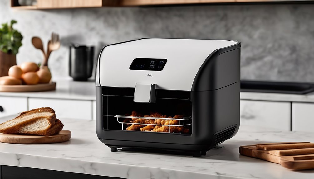 capacity and features for air fryers