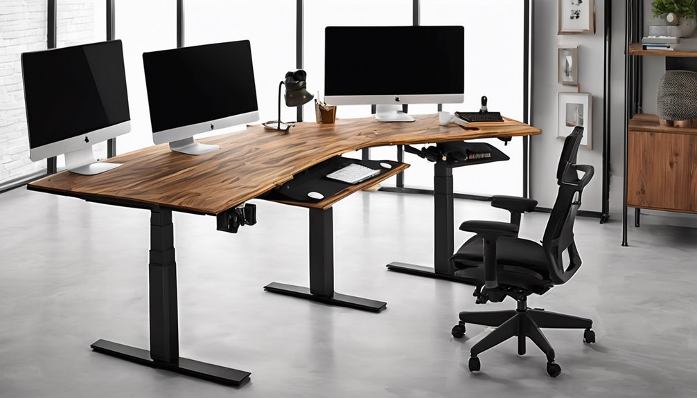 clean white two piece desk constructiveness