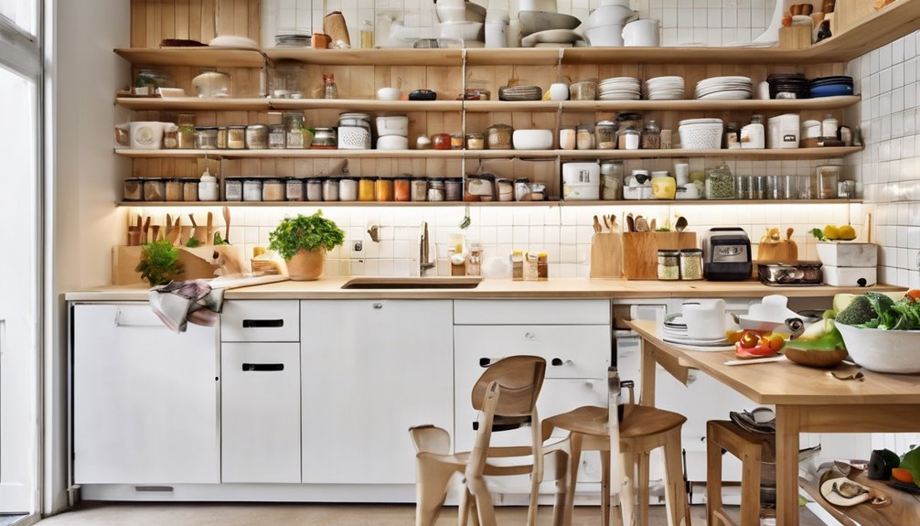 clear plan multipurpose compact kitchen