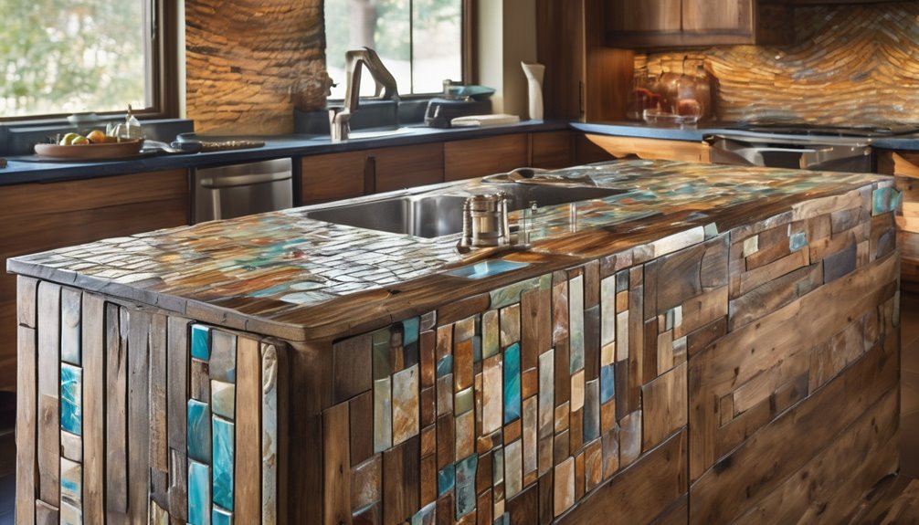 common upcycled countertop options
