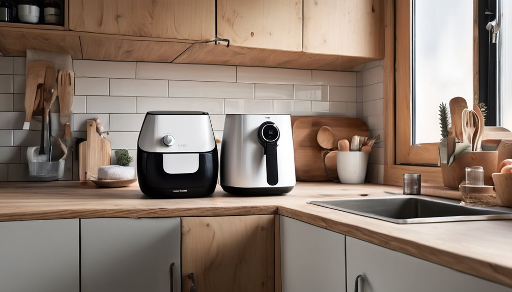 compact air fryer efficient safe easy clean