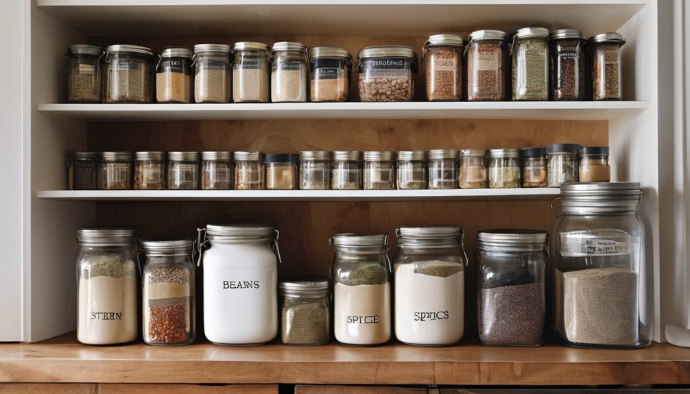 compact labeled bulk storage system