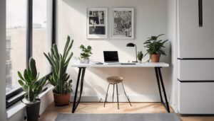 compact space saving electric desks