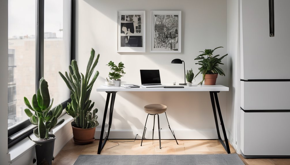 compact space saving electric desks