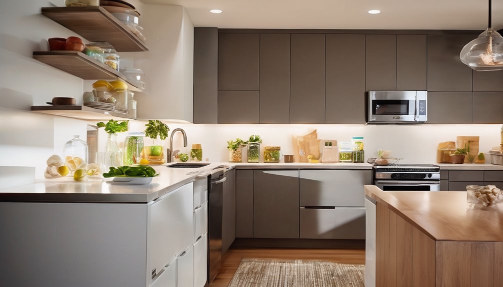 coordinated cookware lids on