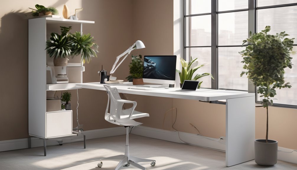 corner friendly electric standing desks space saving champions