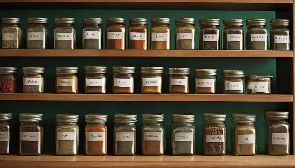 cost effective versatile spice pantry