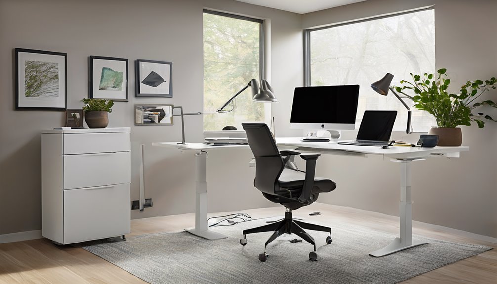 desk size height capacity ports