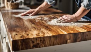 diy upcycled kitchen countertops