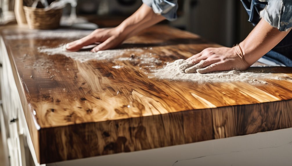 diy upcycled kitchen countertops