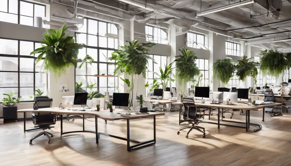 electric desks with hammocks