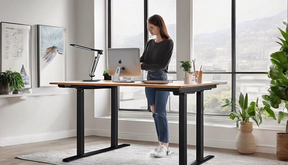 electric motorized quiet height adjustability