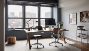 electric standing desk options for neck pain relief