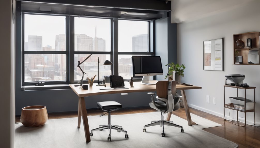 electric standing desk options for neck pain relief