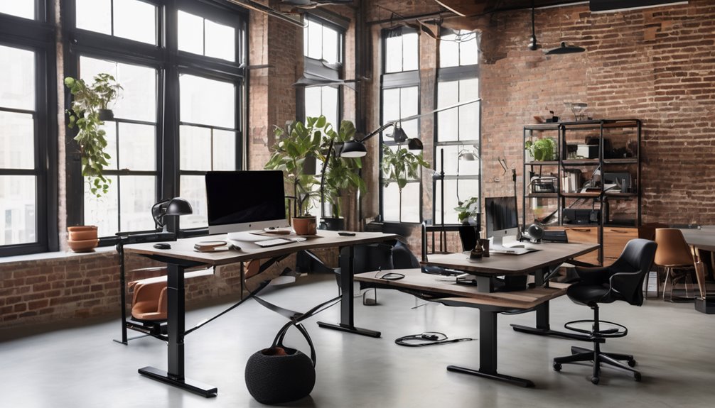 electric standing desks 60 inch