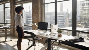electric standing desks for back pain relief