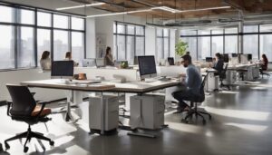 electric standing desks for collaboration