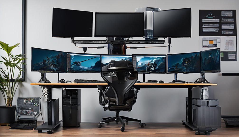 electric standing desks for heavy duty pc builds