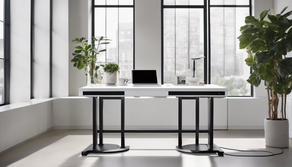 electric standing desks with app control