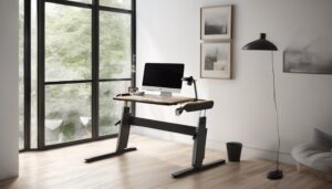 electric standing desks with folding frames