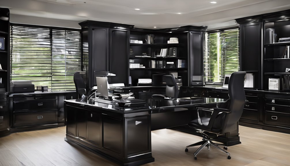 electric standing desks with l shaped tops