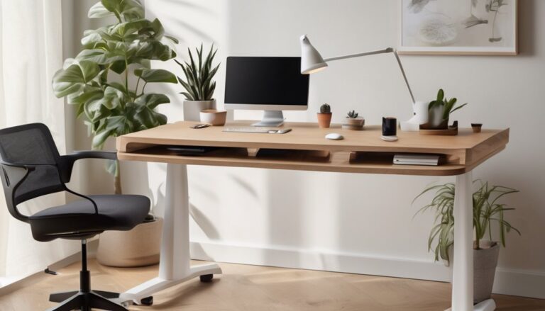 electric standing desks with mats
