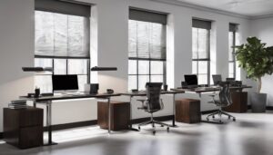 electric standing desks with sensors