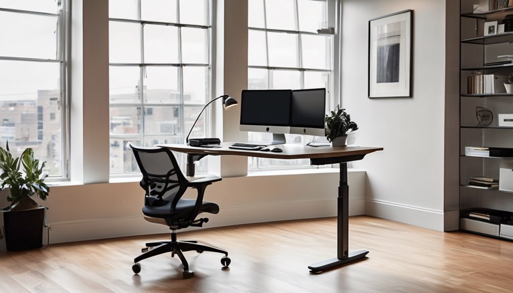 ergonomic curve spacious surface stable organized