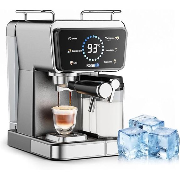 espresso machine with auto milk tank