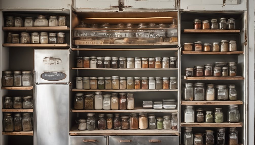 fermentation ready repurposed appliance pantry