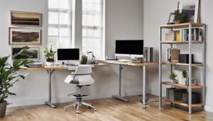 five best electric standing desks with hutches