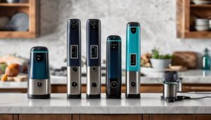 five wand style sous vide devices